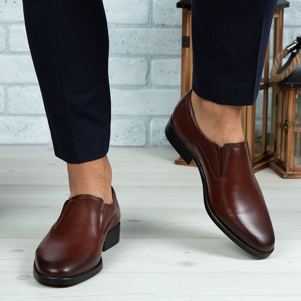Pantofi Eleganti Barbati Din Piele Naturala 300 Maro