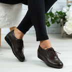 Pantofi Dama Piele Naturala 154 Maro