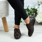 Pantofi Dama Piele Naturala 154 Maro