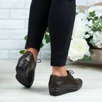 Pantofi Dama Piele Naturala 154 Maro