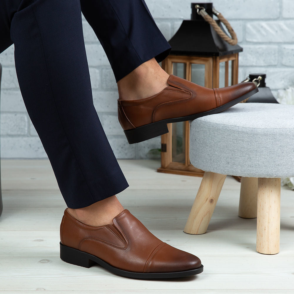 Pantofi Eleganti Barbati Din Piele Naturala 301 Maro