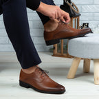 Pantofi Eleganti Barbati Din Piele Naturala 308 Maro
