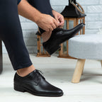 Pantofi Eleganti Barbati Din Piele Naturala 308 Negru