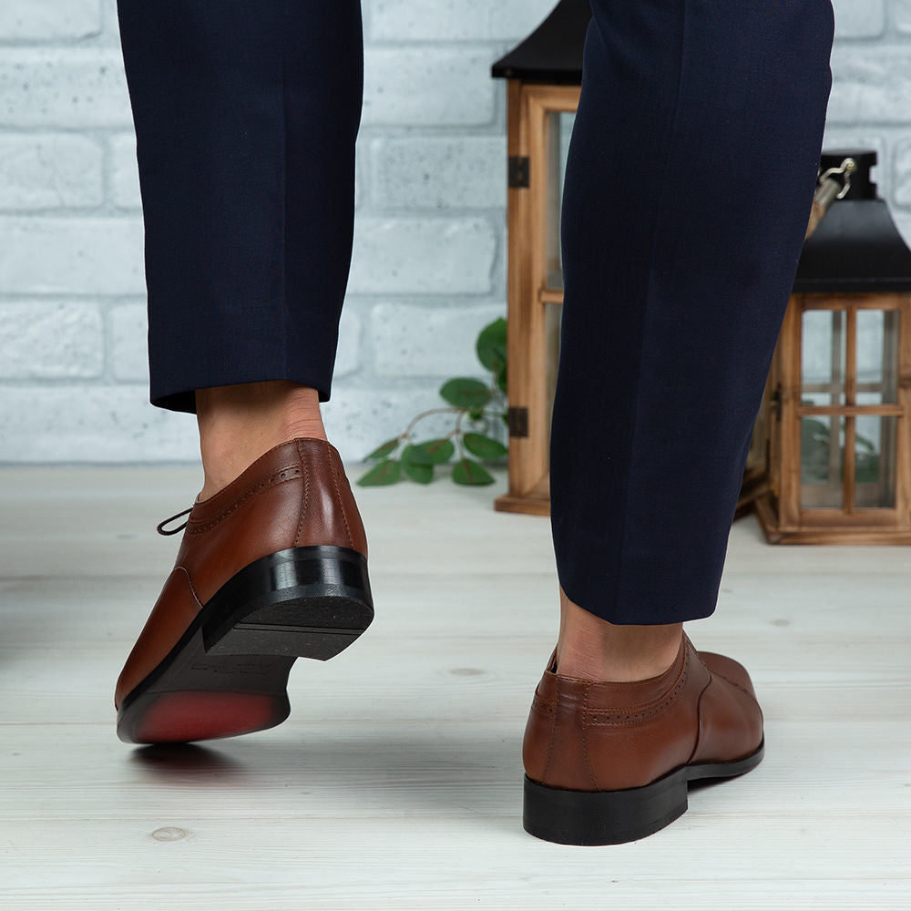 Pantofi Eleganti Barbati Din Piele Naturala 394 Maro