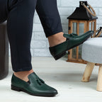 Pantofi Eleganti Barbati Din Piele Naturala 322 Verde