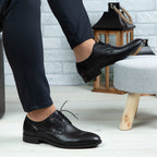 Pantofi Eleganti Barbati Din Piele Naturala 366 Negru