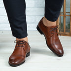 Pantofi Eleganti Barbati Din Piele Naturala 350 Maro