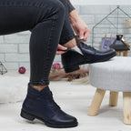 Ghete Dama Piele Naturala 750 Blue
