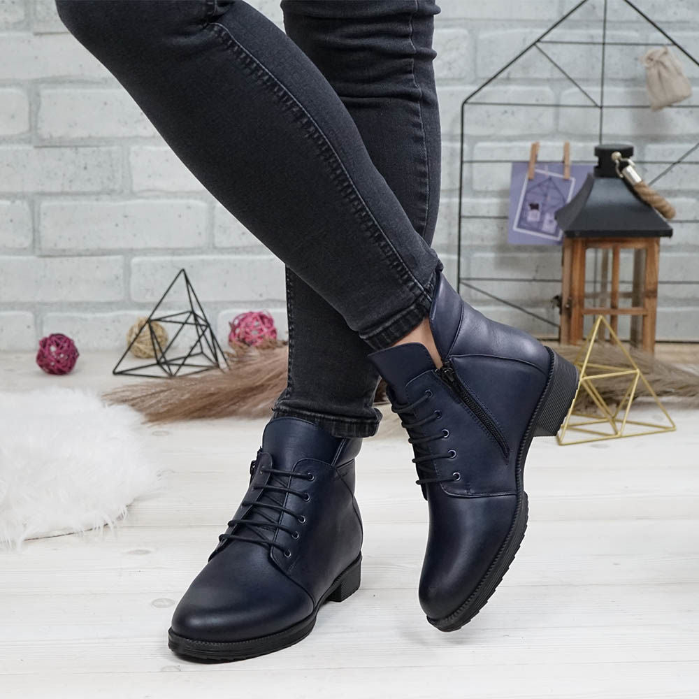 Ghete Dama Piele Naturala 750 Blue