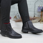Ghete Barbati Piele Naturala 884 Negru