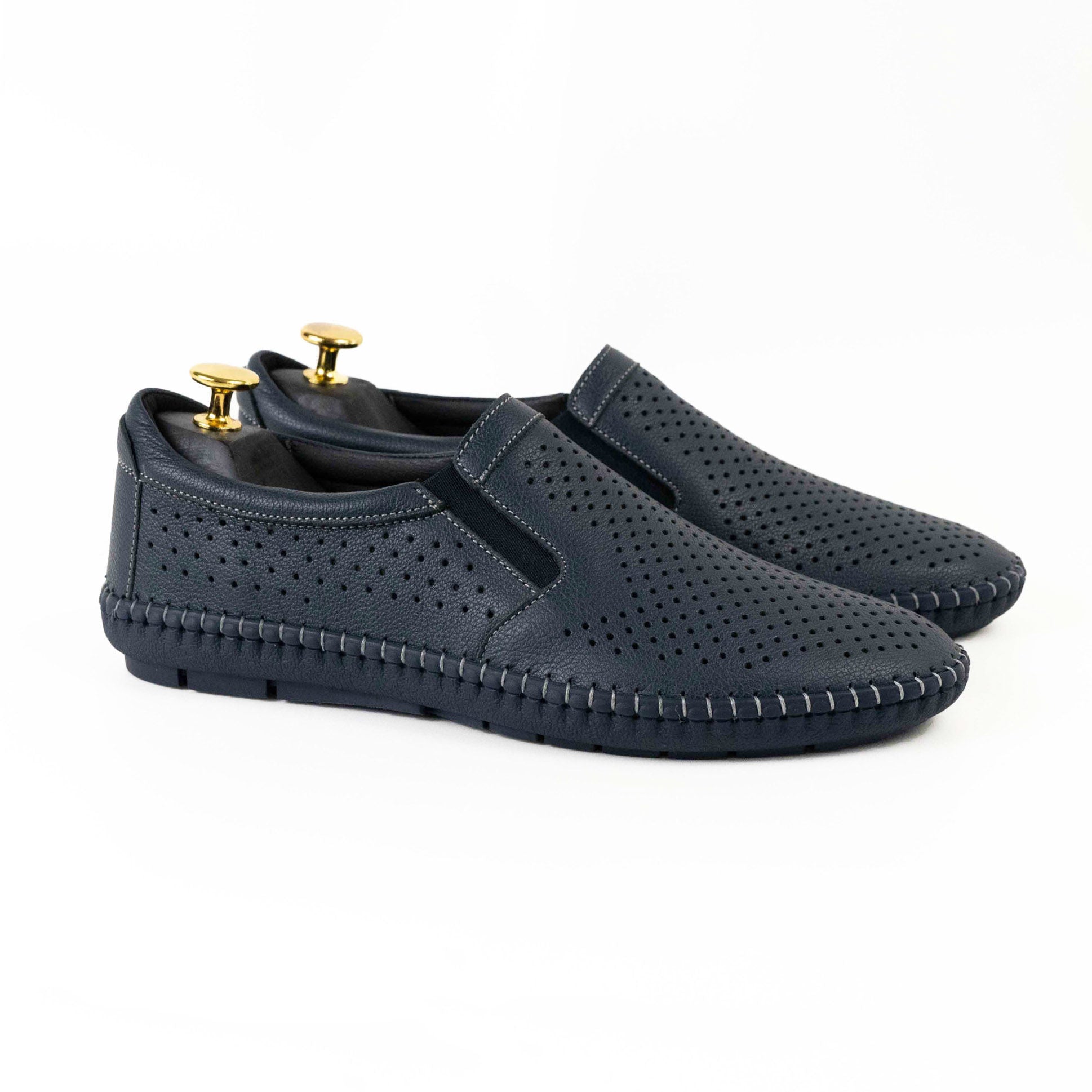 Mocasini Barbati Barbati Piele Naturala 600 Blue