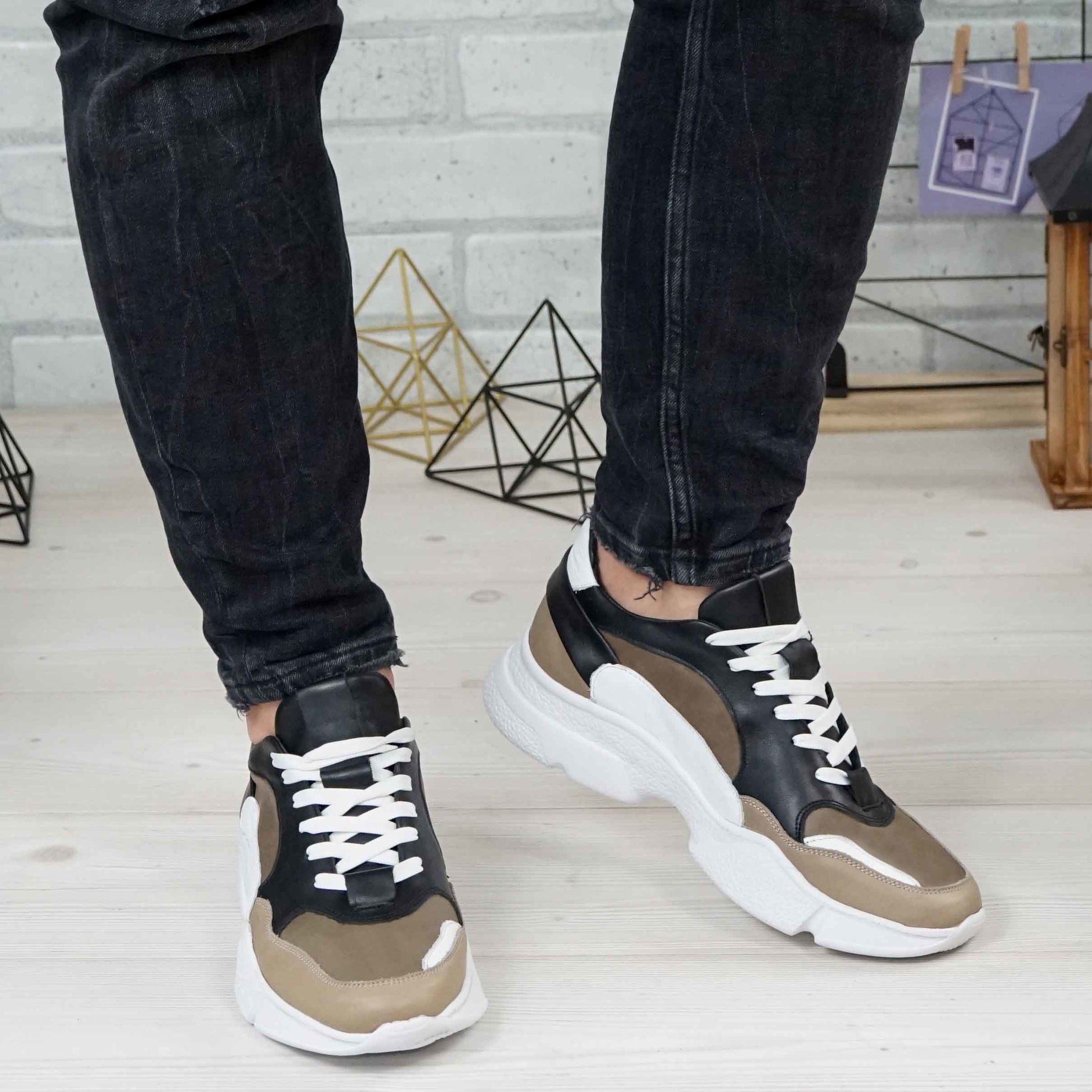 Pantofi Sport Barbati Piele Naturala 460 Maro