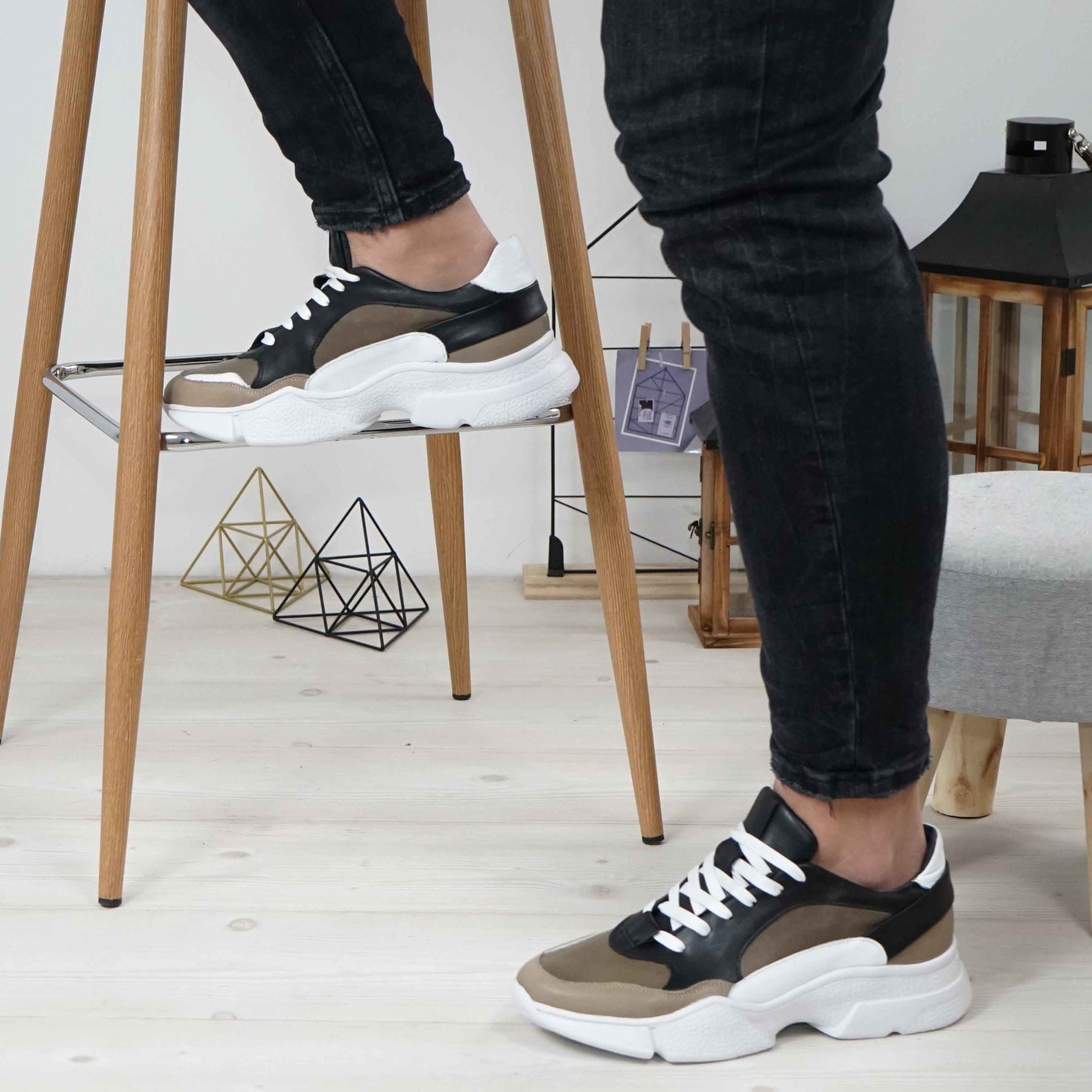 Pantofi Sport Barbati Piele Naturala 460 Maro