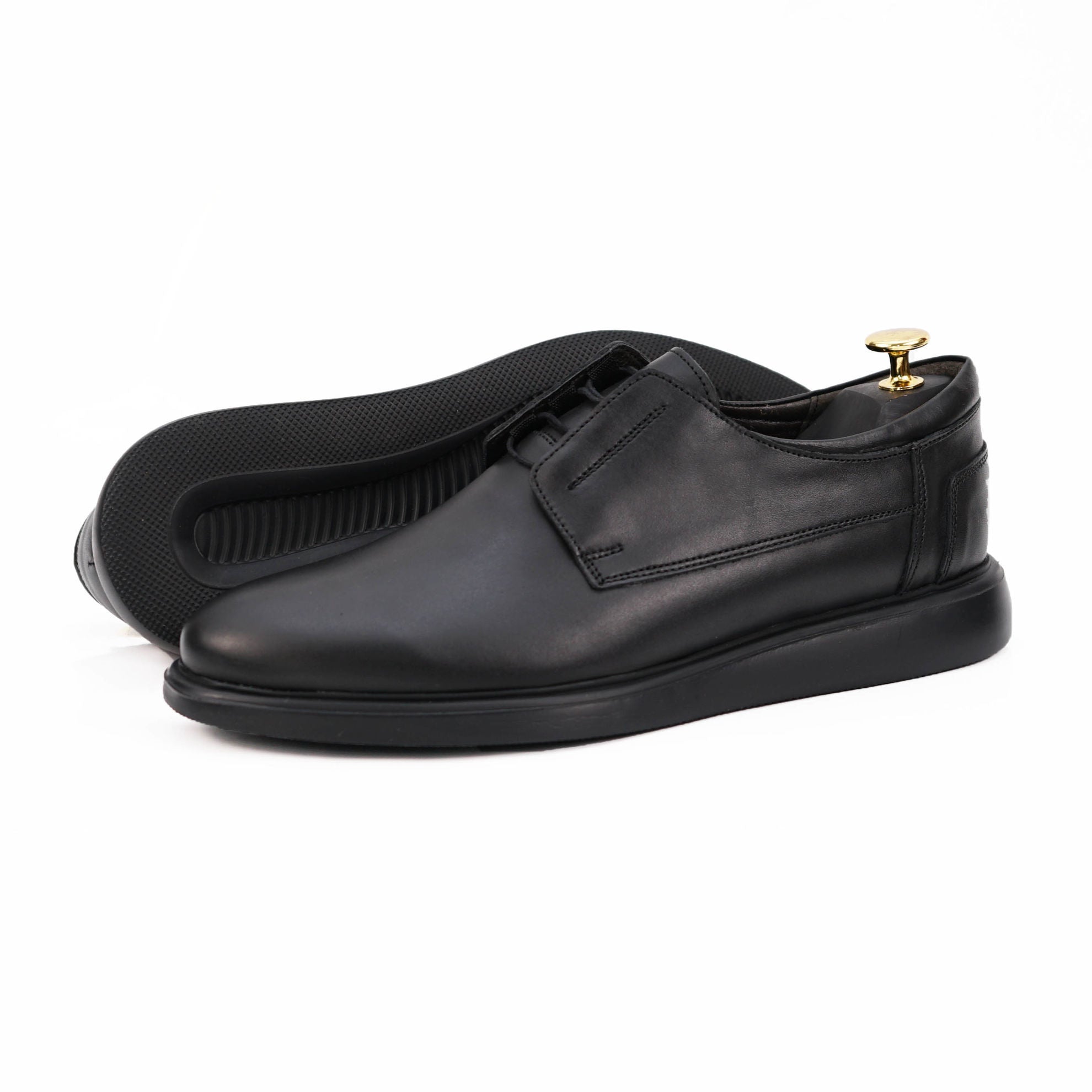 Pantofi Casual Barbati Piele Naturala 558 Negru