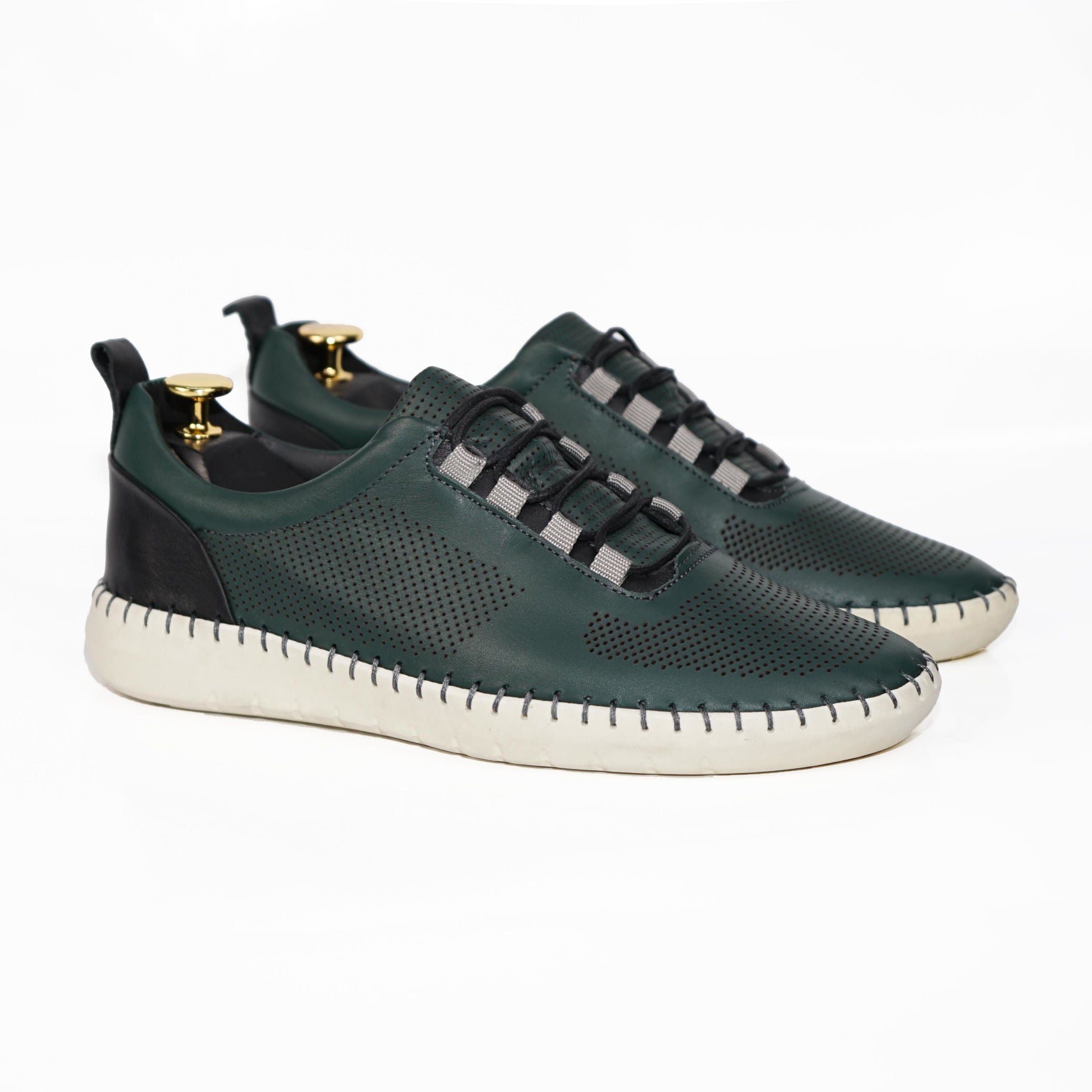 Pantofi Casual Barbati Piele Naturala 691 Verde