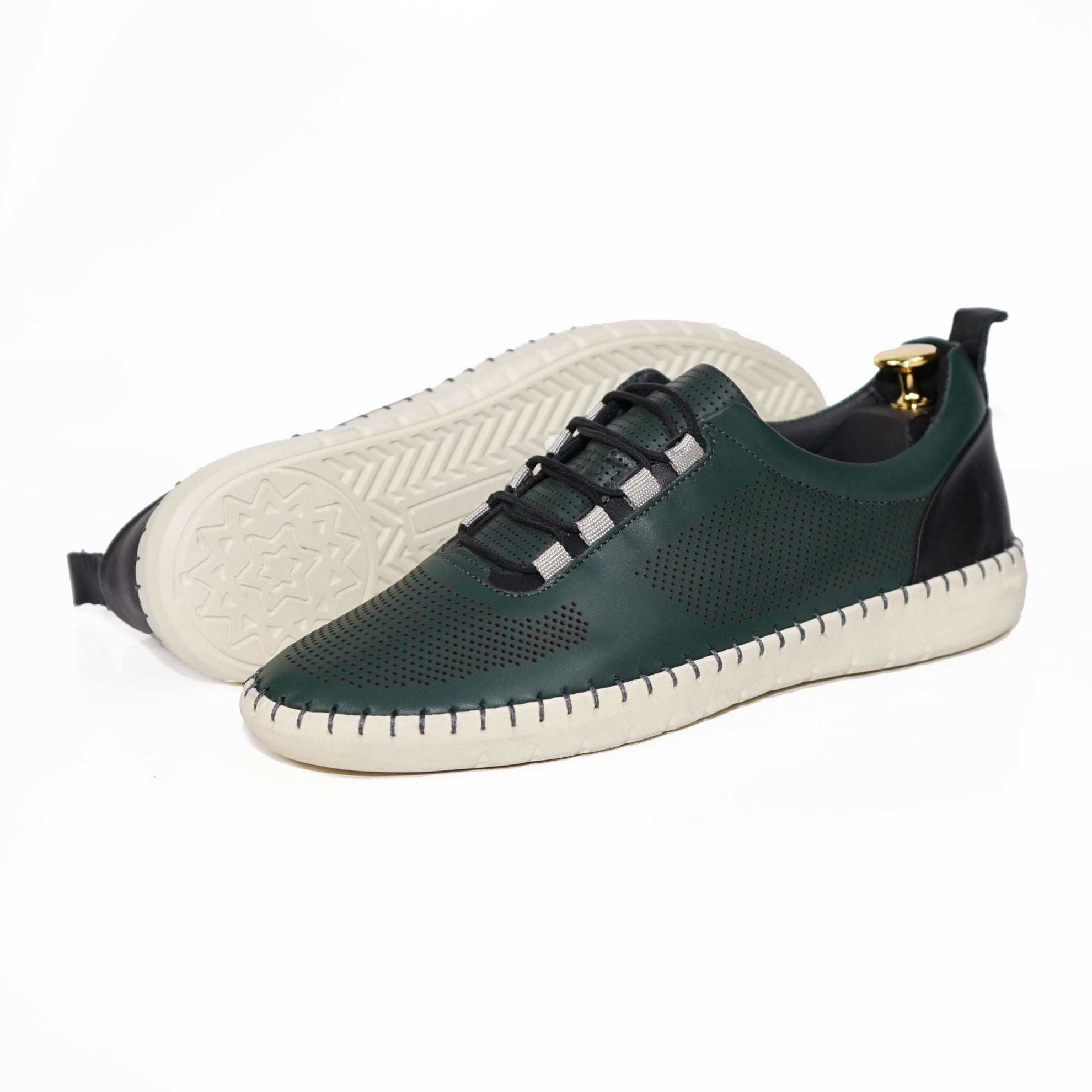 Pantofi Casual Barbati Piele Naturala 691 Verde