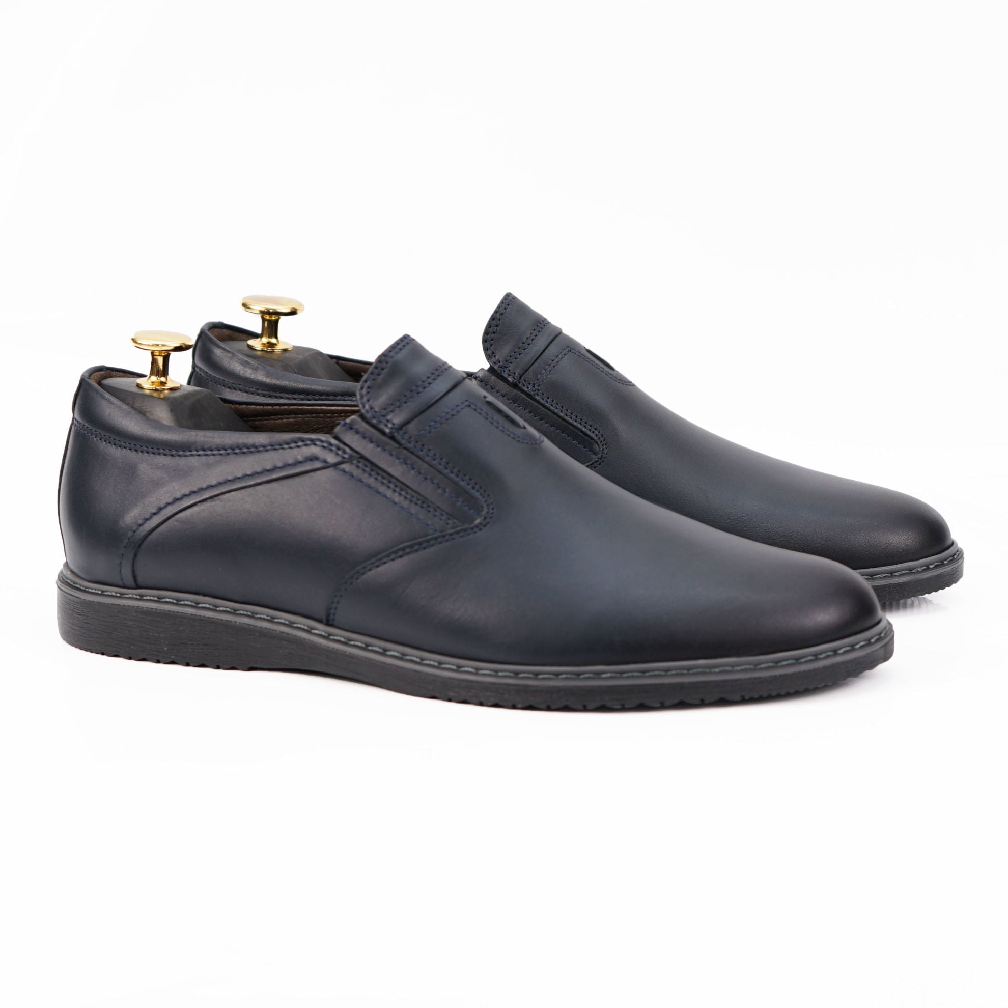 Pantofi Casual Barbati Piele Naturala 551 M Blue