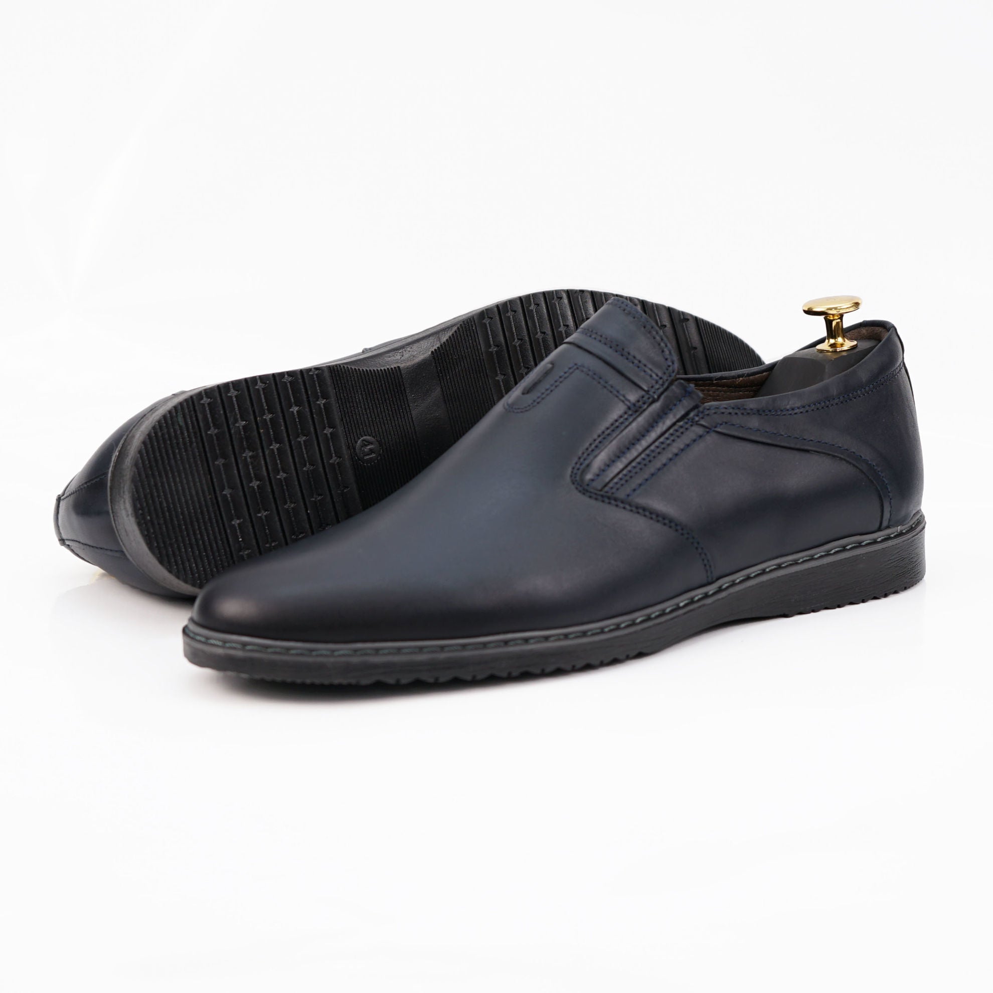 Pantofi Casual Barbati Piele Naturala 551 M Blue