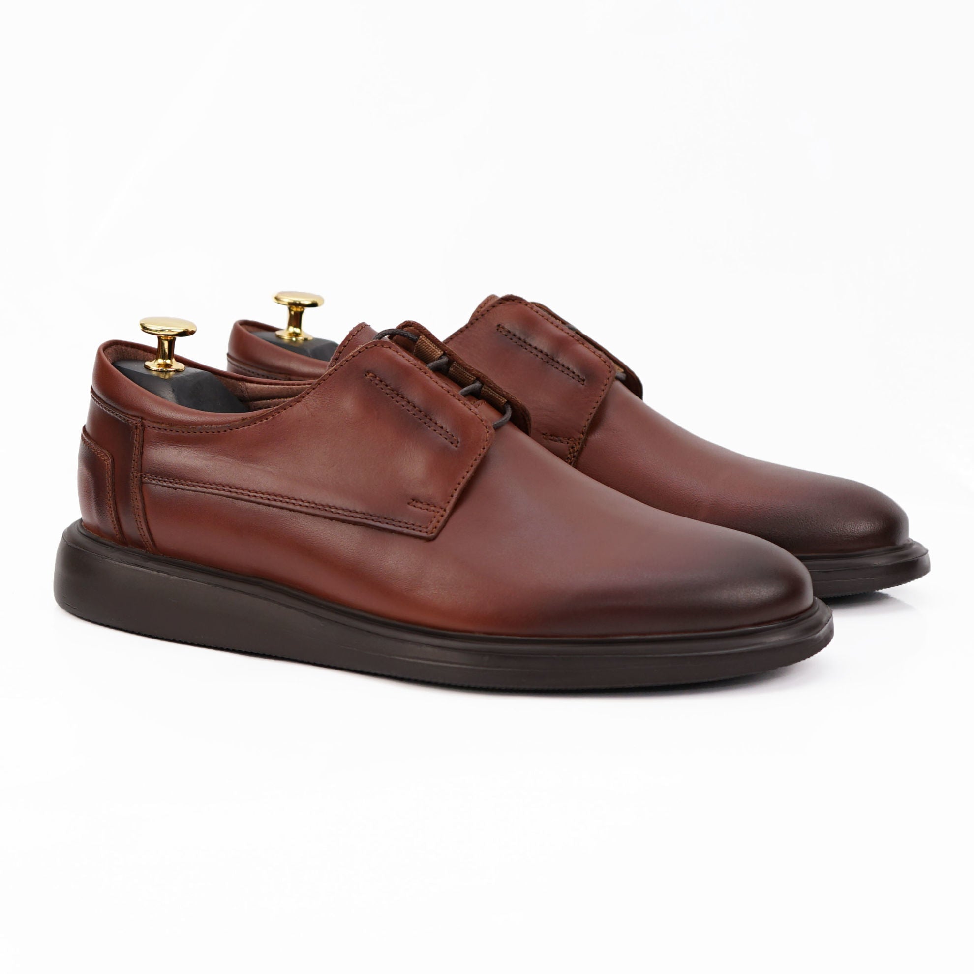 Pantofi Casual Barbati Piele Naturala 558 Maro