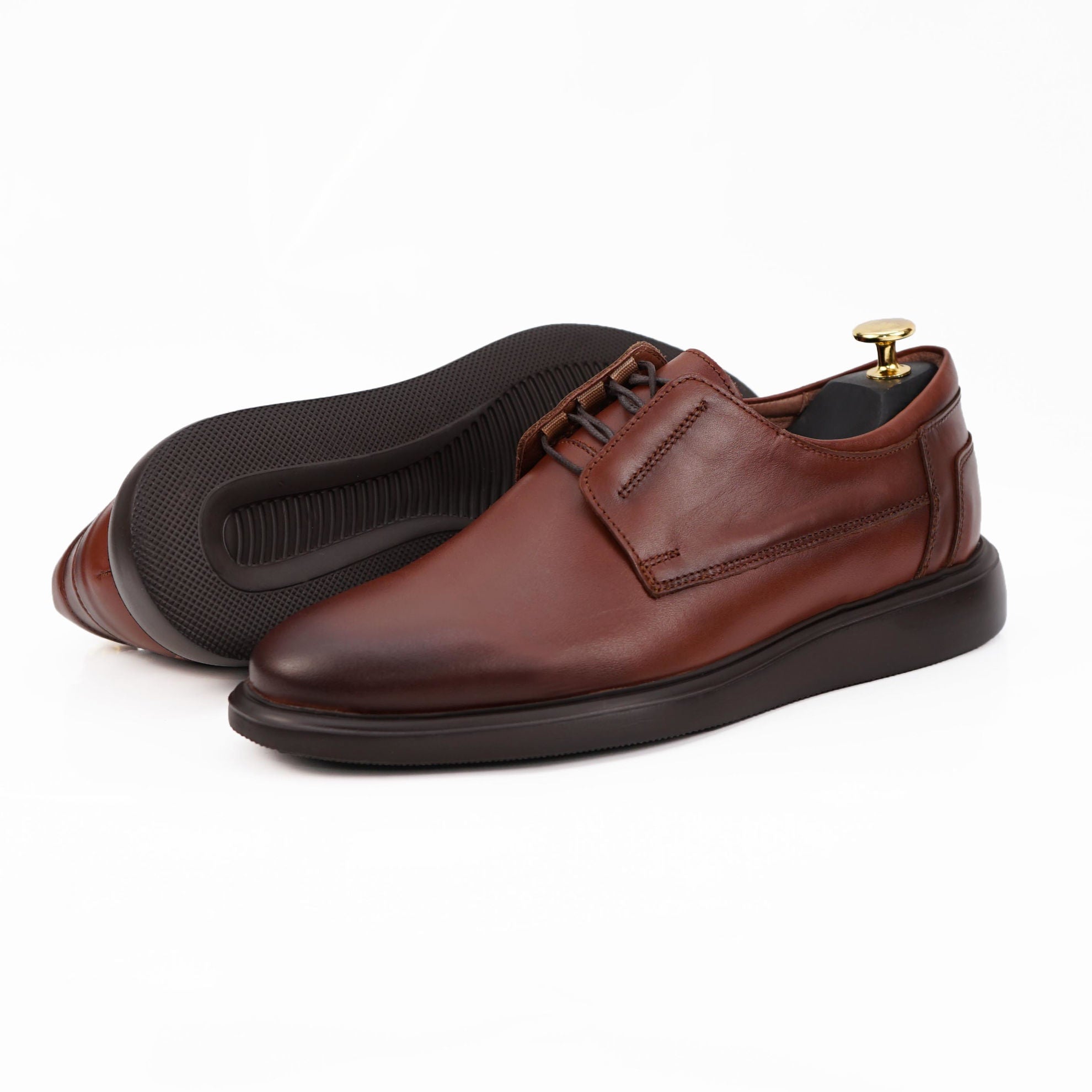 Pantofi Casual Barbati Piele Naturala 558 Maro