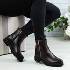 Ghete Dama Piele Naturala N200 Maro
