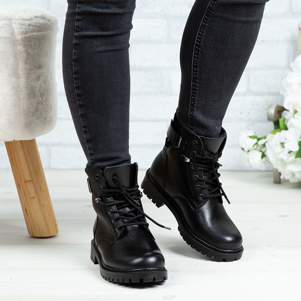 Ghete Dama Piele Naturala 321 Negru