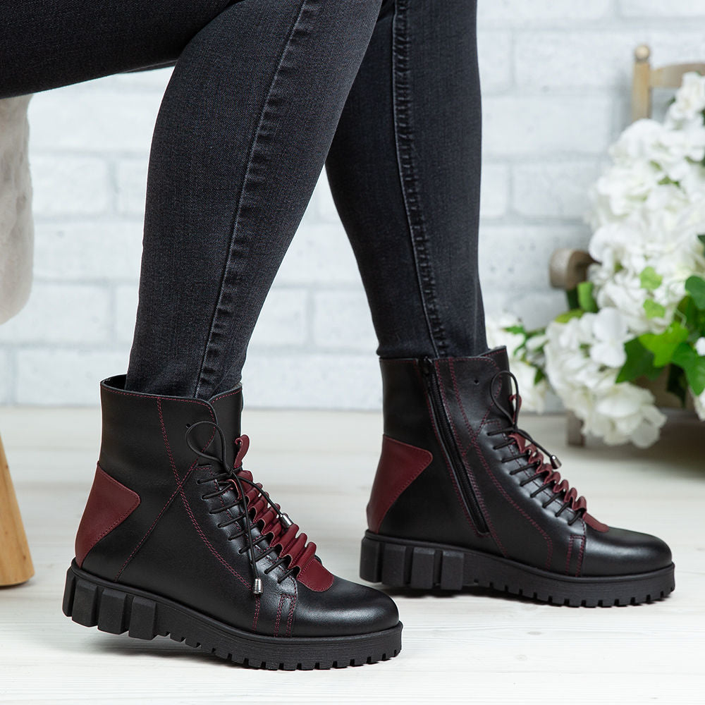 Ghete Dama Piele Naturala 707 Negru