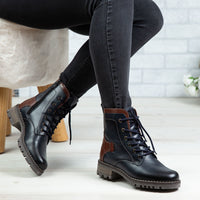 Ghete Dama Piele Naturala 780 Blue