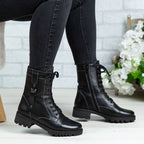 Ghete Dama Piele Naturala 790 Negru