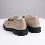 Mocasini damă din piele LACUITA naturală culoare NUD LAC.   COD130