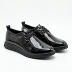 Mocasini damă culoare negru din PIELE NATURALA LACUITA . COD 1422