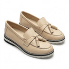 Pantofi COD 1138. casual din piele naturala culoare BEJ DESCHIS