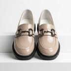 Mocasini damă din piele LACUITA naturală culoare NUD LAC.   COD130