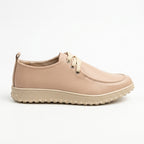 Mocasini damă culoare ROZ PUDRA. din Piele naturala . COD 1422