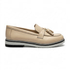 Pantofi COD 1138. casual din piele naturala culoare BEJ DESCHIS