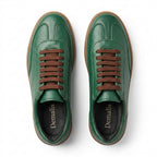 Pantofi COD 128. casual din piele naturala culoare VERDE FOREST