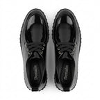 Mocasini damă culoare negru din PIELE NATURALA LACUITA . COD 1422