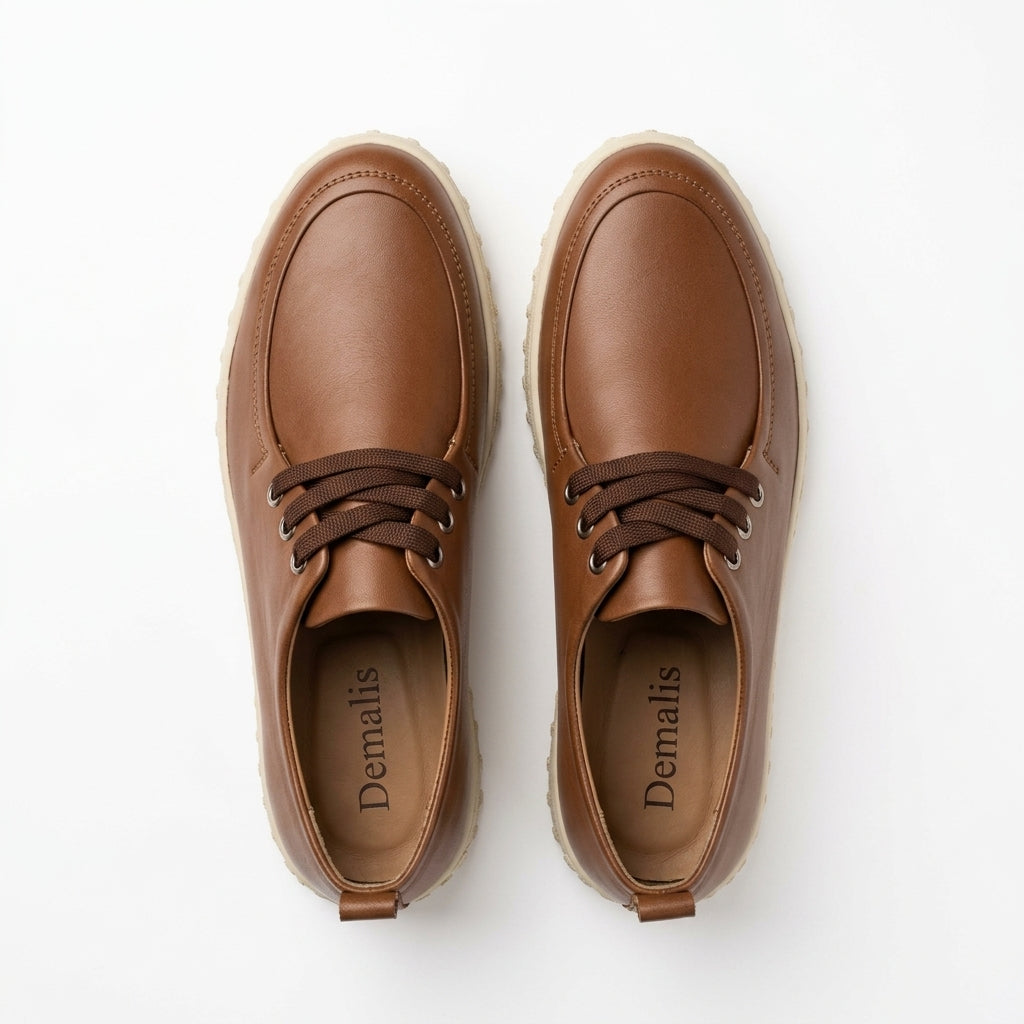 Mocasini damă culoare maro. din Piele naturala . COD 1422