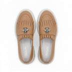 Mocasini damă MARO CAMEL din piele naturală COD 131.  TA