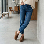 Pantofi 128 casual din piele naturala culoare maro