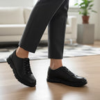 pantofi damă negri din piele naturală COD 21BK96.605