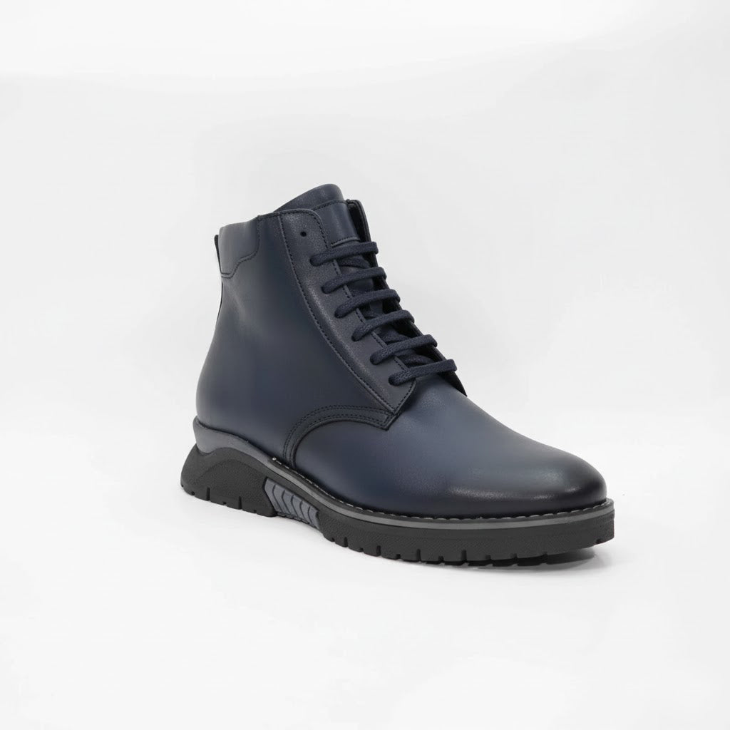 Ghete bărbați piele naturală 840 Blue