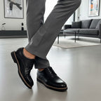 Pantofi casual bărbați piele naturală 573 Blue