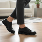 pantofi damă negri din piele naturală COD 21BK96.605