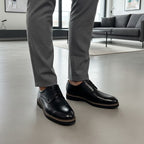 Pantofi casual bărbați piele naturală 573 Blue