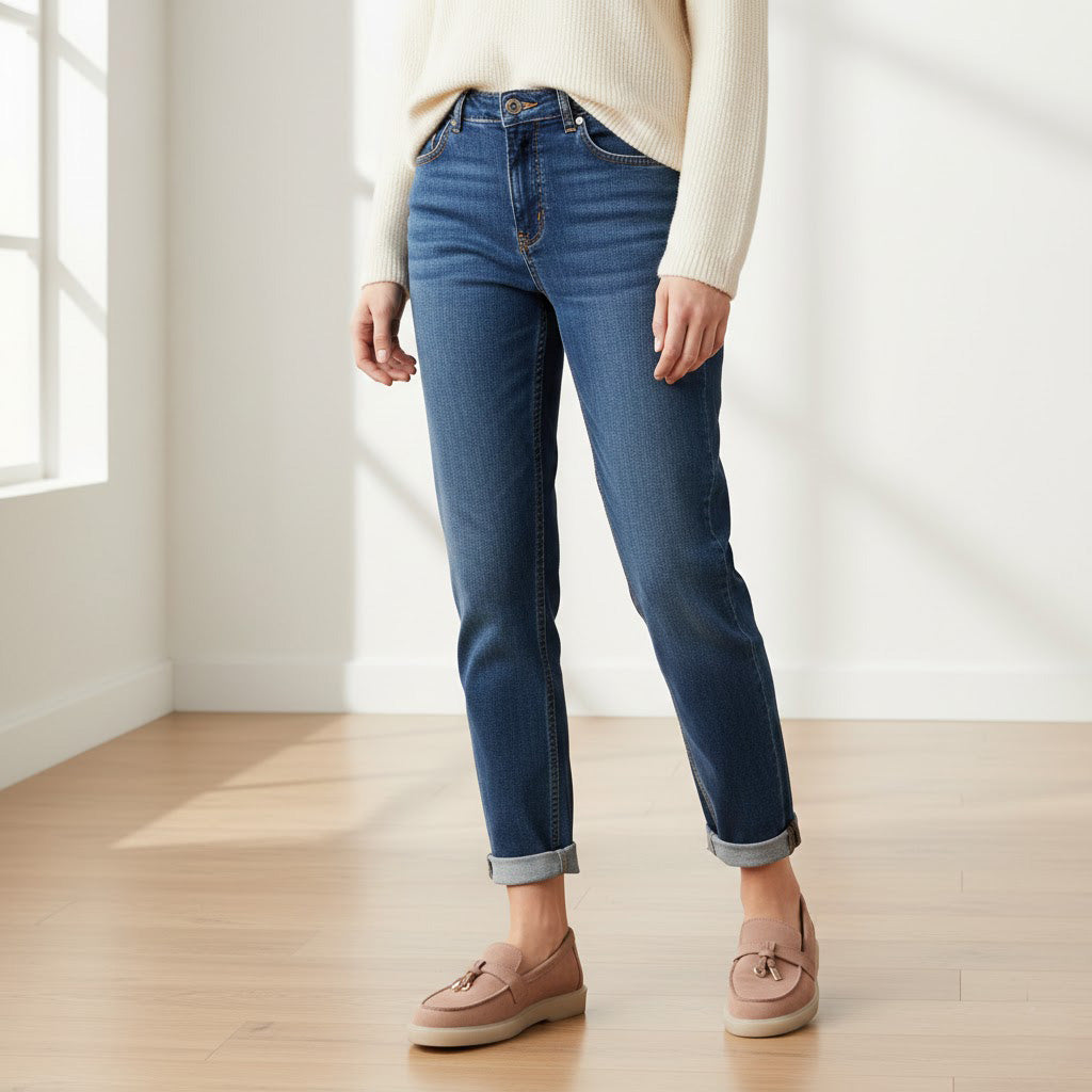 Pantofi 134 casual din piele naturala intoarsa culoare roz pudra