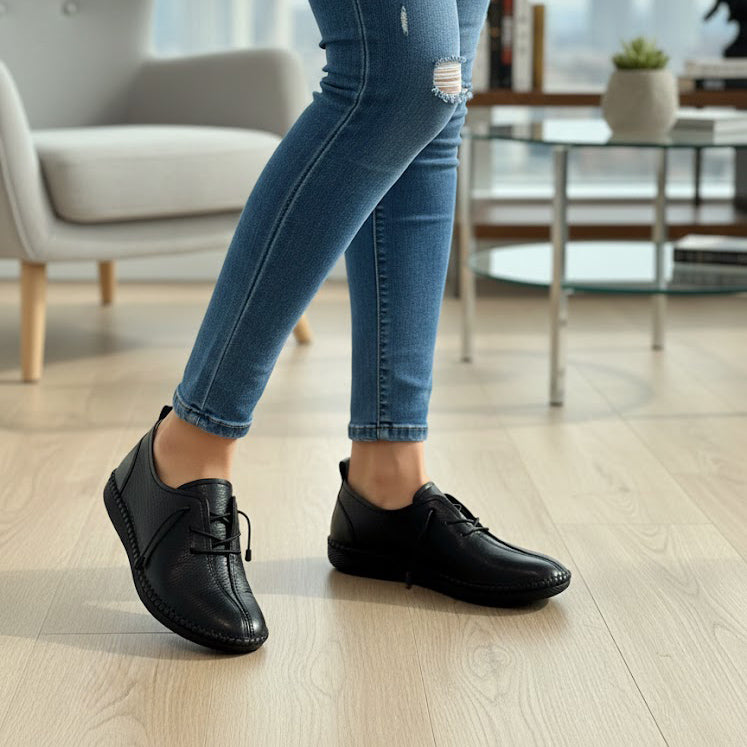 Pantofi damă piele naturală 2023 negru
