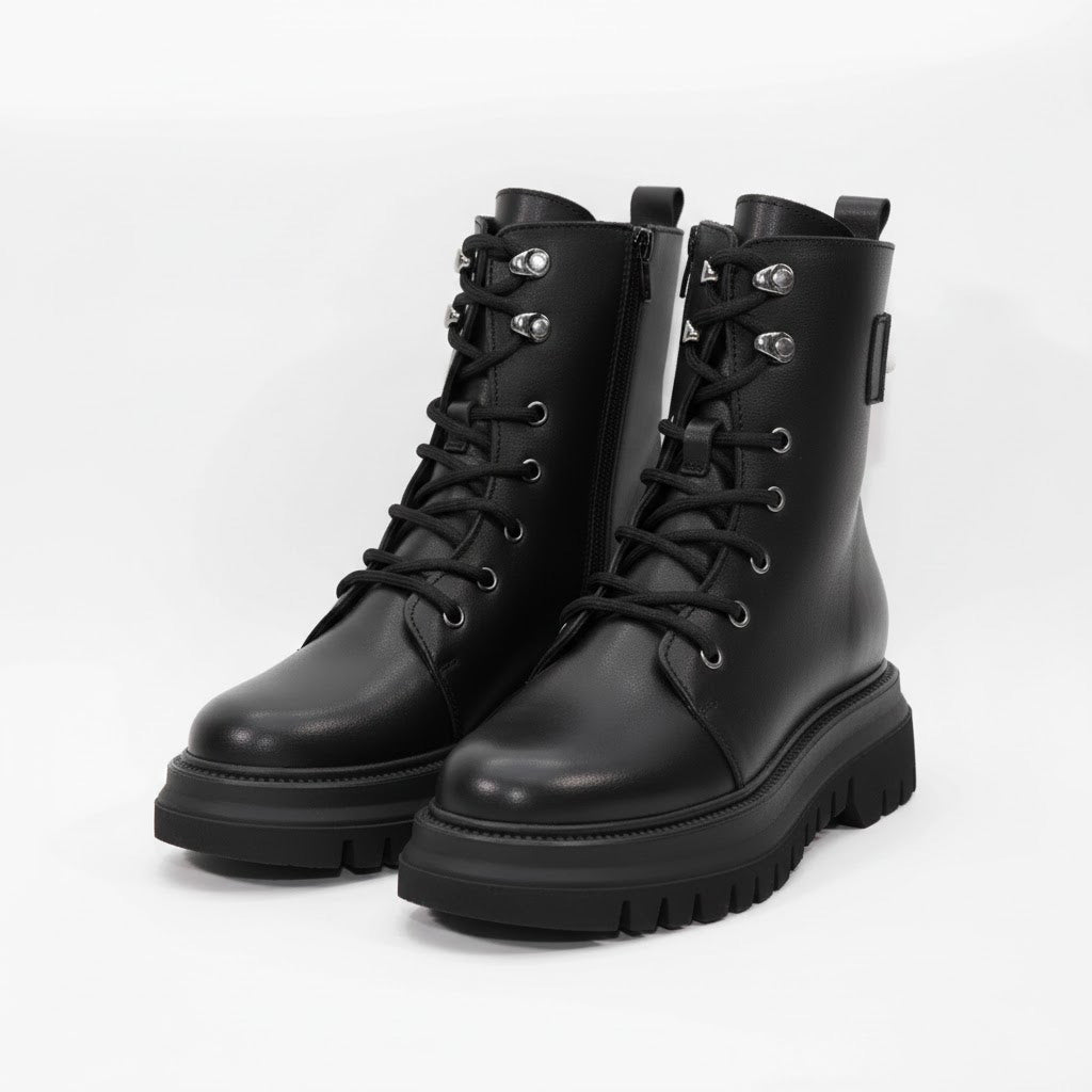 Ghete damă piele naturală 763 Negru