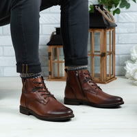 Ghete bărbați piele naturală | 850 Maro