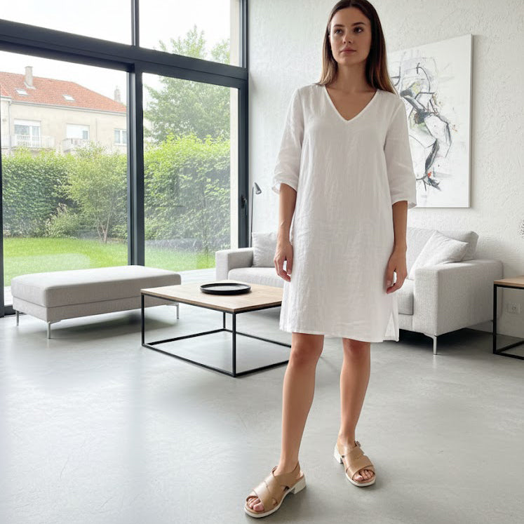 Sandale dama piele naturală cod. culoare bej DOCTORJ 26302